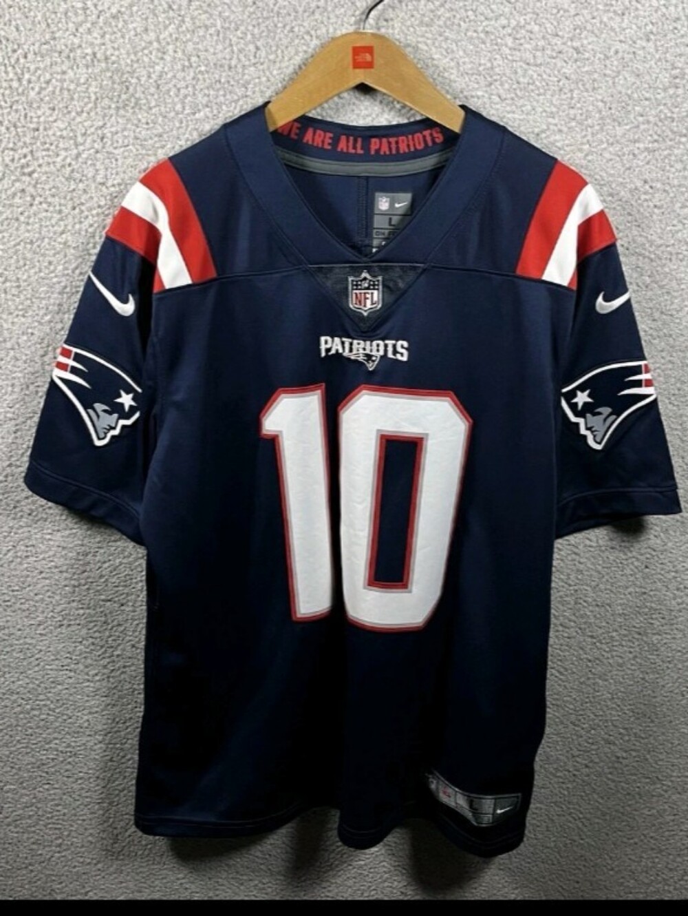 New England Patriots Navy #10 Men's Football Jersey